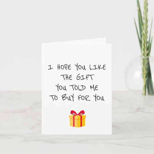 Grappig cadeau Cadeau Verjaardag Kaart (Voorkant)