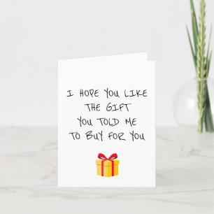 Grappig cadeau Cadeau Verjaardag Kaart