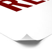 Grappig Cadeau Cornhole Fan Kleurverloop Perfect Poster (Hoek)