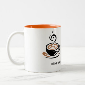 Grappig cadeau expert duurzame energie tweekleurige koffiemok