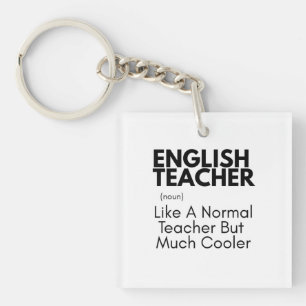 Grappig cadeau-idee voor Engelse leraar Sleutelhanger