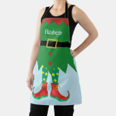 Grappig Cadeau Kerst Elf Santa's Helper Vakantie Schort (Insitu)