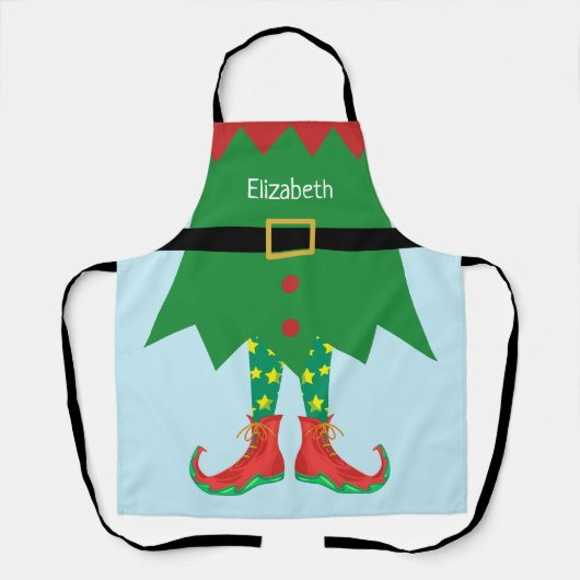 Grappig cadeau Kerst Elf Santa's Helper Vakantie Schort (Voorkant)