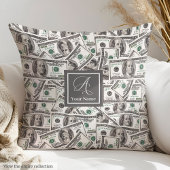 Grappig cadeau modern dollarpatroon gepersonalisee bad handdoek