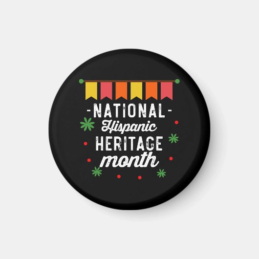 Grappig Cadeau Nationale Hispanic Erfgoed Maand Magneet (Voorkant)