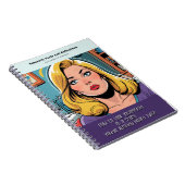 Grappig cadeau - Notitieboek, doet alsof het een b Notitieboek (Rechterzijde)