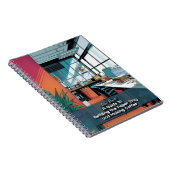 Grappig cadeau - Notitieboek, doet alsof het een b Notitieboek (Rechterzijde)