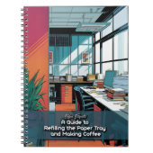 Grappig cadeau - Notitieboek, doet alsof het een b Notitieboek (Voorkant)