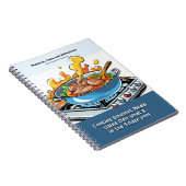Grappig cadeau - Notitieboek, doet alsof het een b Notitieboek (Rechterzijde)