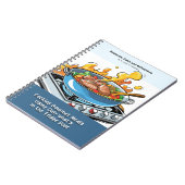 Grappig cadeau - Notitieboek, doet alsof het een b Notitieboek (Linkerzijde)