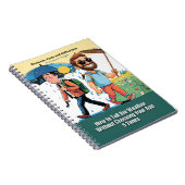 Grappig cadeau - Notitieboek, doet alsof het een b Notitieboek (Rechterzijde)