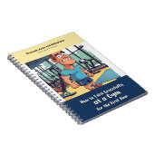 Grappig cadeau - Notitieboek, doet alsof het een b Notitieboek (Rechterzijde)