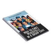 Grappig cadeau - Notitieboek, doet alsof het een b Notitieboek (Rechterzijde)