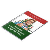 Grappig cadeau - Notitieboek, doet alsof het een b Notitieboek (Linkerzijde)