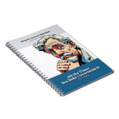 Grappig cadeau - Notitieboek, doet alsof het een b Notitieboek (Rechterzijde)
