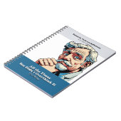 Grappig cadeau - Notitieboek, doet alsof het een b Notitieboek (Linkerzijde)