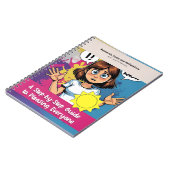 Grappig cadeau - Notitieboek, doet alsof het een b Notitieboek (Linkerzijde)