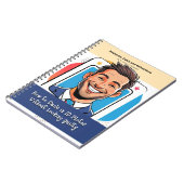 Grappig cadeau - Notitieboek, doet alsof het een b Notitieboek (Linkerzijde)