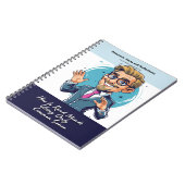 Grappig cadeau - Notitieboek, doet alsof het een b Notitieboek (Linkerzijde)