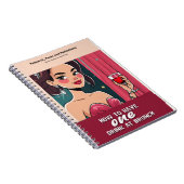 Grappig cadeau - Notitieboek, doet alsof het een b Notitieboek (Rechterzijde)