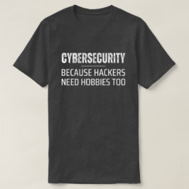 Grappig cadeau over cybersecurity voor mannen Cybe T-shirt
