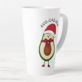 Grappig cadeau Santa Hat Avocado Latte Mok (Rechterhoek)