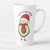 Grappig cadeau Santa Hat Avocado Latte Mok (Rechts)