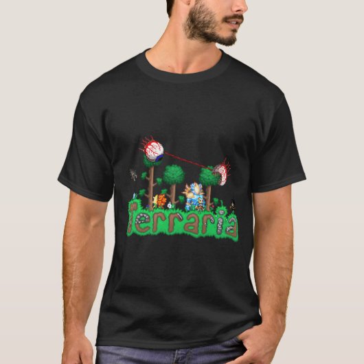 Grappig Cadeau Terraria Game Kerstmis T-shirt (Voorkant)