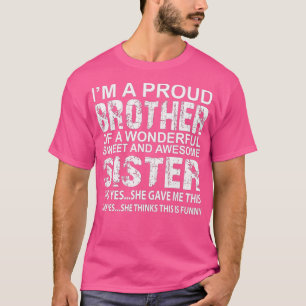 grappig cadeau van Birthday voor broer van geweldi T-shirt