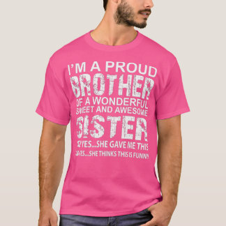 grappig cadeau van Birthday voor broer van geweldi T-shirt