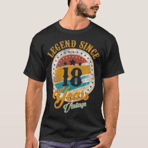 grappig cadeau voor 18e verjaardag 2002 18 jaar ou t-shirt