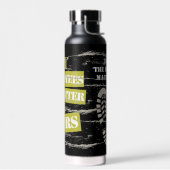 Grappig cadeau voor aannemer bouwbaas waterfles (Links)