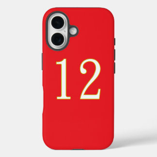 Grappig cadeau voor alle fans speler hebben nummer iPhone 16 hoesje