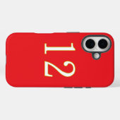 Grappig cadeau voor alle fans speler hebben nummer Case-Mate iPhone case (Achterkant (horizontaal))