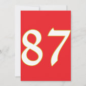 Grappig cadeau voor alle fans speler hebben nummer kaart (Voorkant)