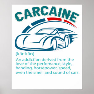 Grappig cadeau voor autoliefhebber - Definitie van Poster