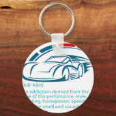 Grappig cadeau voor autoliefhebber - Definitie van Sleutelhanger (Voorkant)