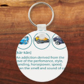 Grappig cadeau voor autoliefhebber - Definitie van Sleutelhanger (Voorkant)