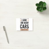 Grappig cadeau voor autoliefhebber Ik heb te veel  Post-it® Notes (Kantoor)