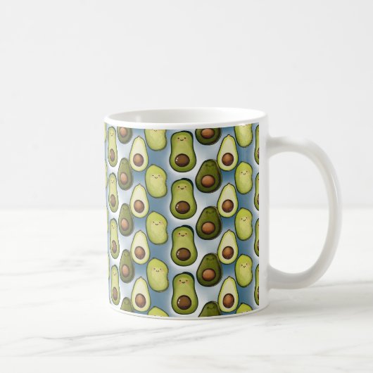 Grappig cadeau voor avocado liefhebbers koffiemok (Rechts)