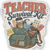 Grappig cadeau voor docenten sticker (Voorkant)