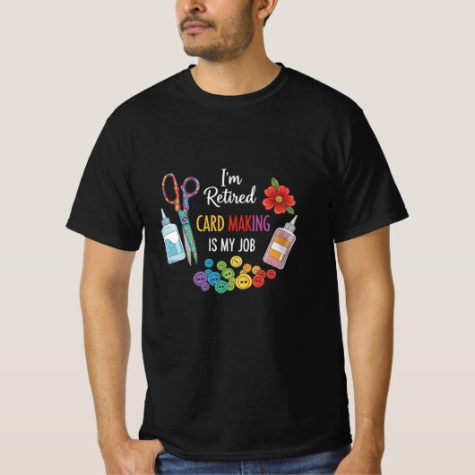 Grappig Cadeau voor Gepensioneerde Ambachtslieden T-shirt (Voorkant)