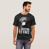 Grappig cadeau voor hondenliefhebbers Pitbull Rust T-shirt (Voorkant volledig)