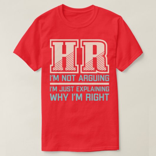Grappig cadeau voor HR Person Human Resources Work T-shirt (Design voorkant)