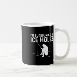 Grappig cadeau voor ijsvissen voor mannen vrouwen koffiemok