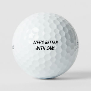 Grappig Cadeau Voor Je Vriend Sam Humor Golfballen