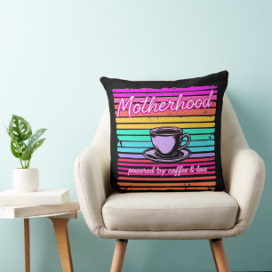Grappig cadeau voor koffie mama's Unieke Moederd Kussen