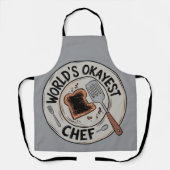 Grappig Cadeau voor Koks: ontwerp van de Okéste Ch Schort (Voorkant)