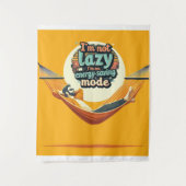 Grappig cadeau voor Lazy People Design Wandkleed (Voorkant)