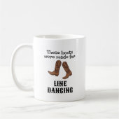 Grappig cadeau voor Line Dancers Line Dancing Boot Koffiemok (Links)